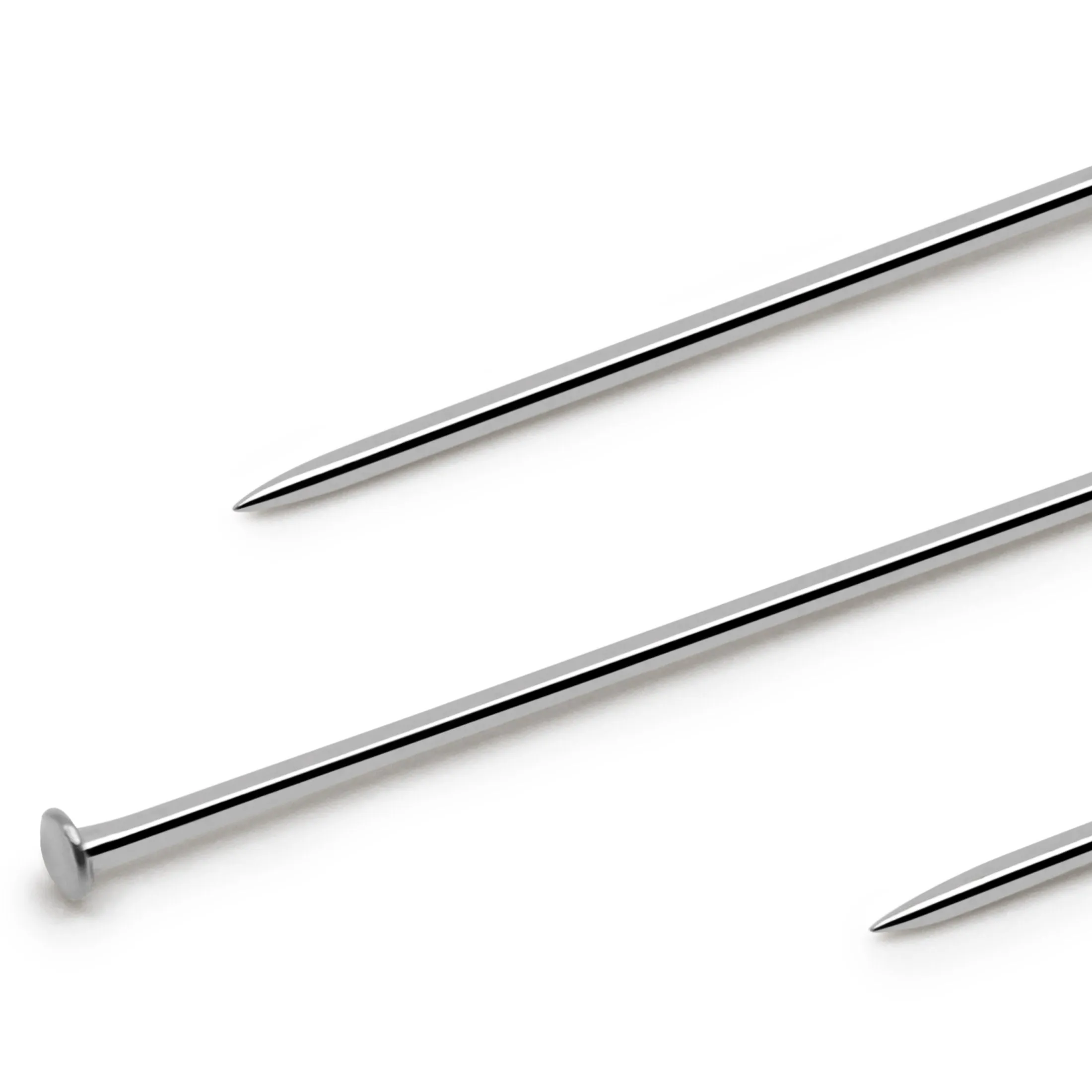 1-1/16" Extra-Fine Satin Pins, Nickel, 400 pc