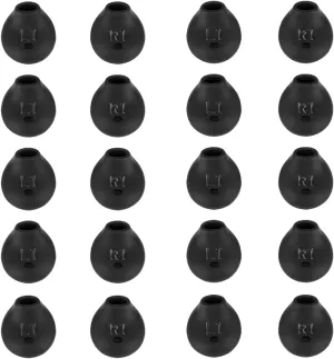 10 Pairs Earbud Covers Silicone Tips Replacement Earbud Tips Compatible with Samsung Galaxy Note 5/Note 7/s7/s6/s6 Edge/Level U Bluetooth Wireless Earbuds,Earbud Cap(Black)