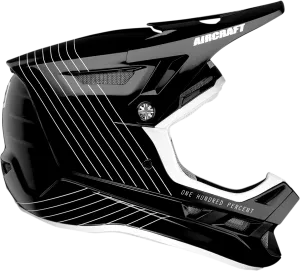 100% Aircraft Helmet - Silo - Black - Large 80001-00004