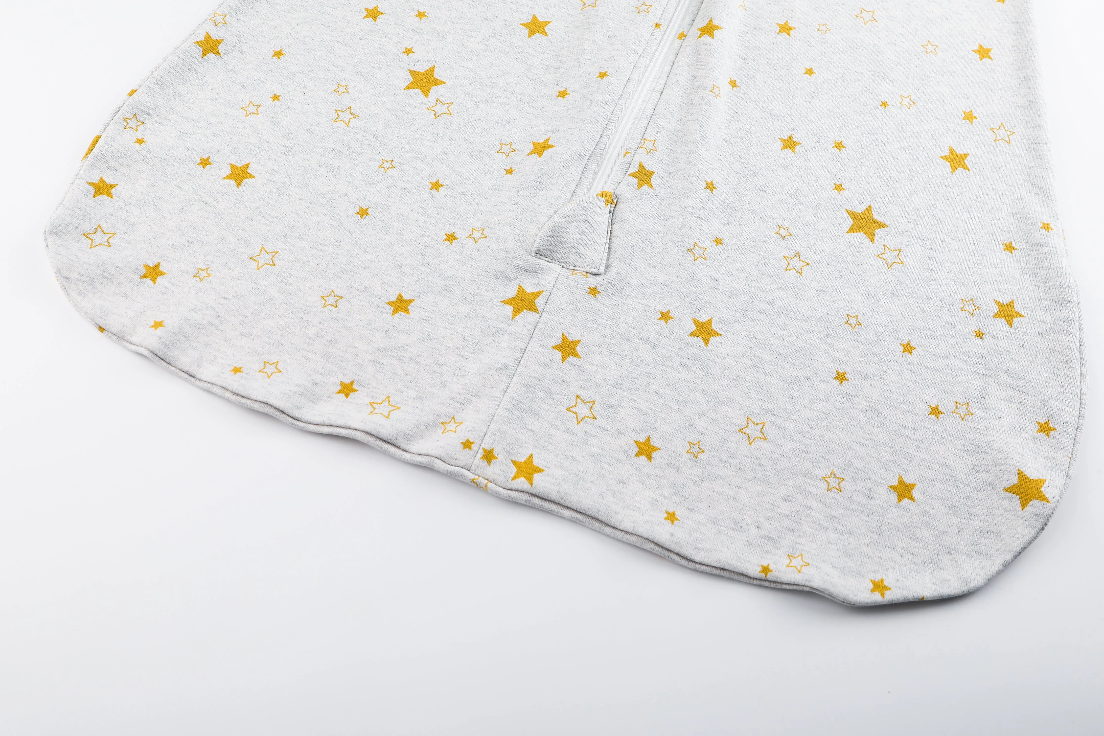 100% Organic Cotton 0.5tog Sleep Sack - Golden Star