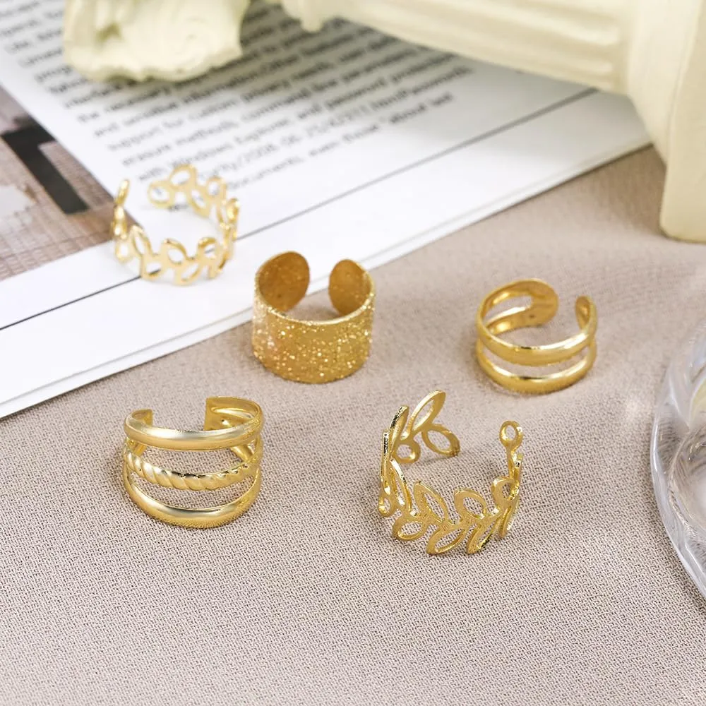 20 PCS Hair Jewelry for Braids with Crystal Rhinestone for Women Men Hair Accessories Braids, Dreadlock Braid Clips Non-Piercing Ear Cuffs Clip Jewelry (Gold)
