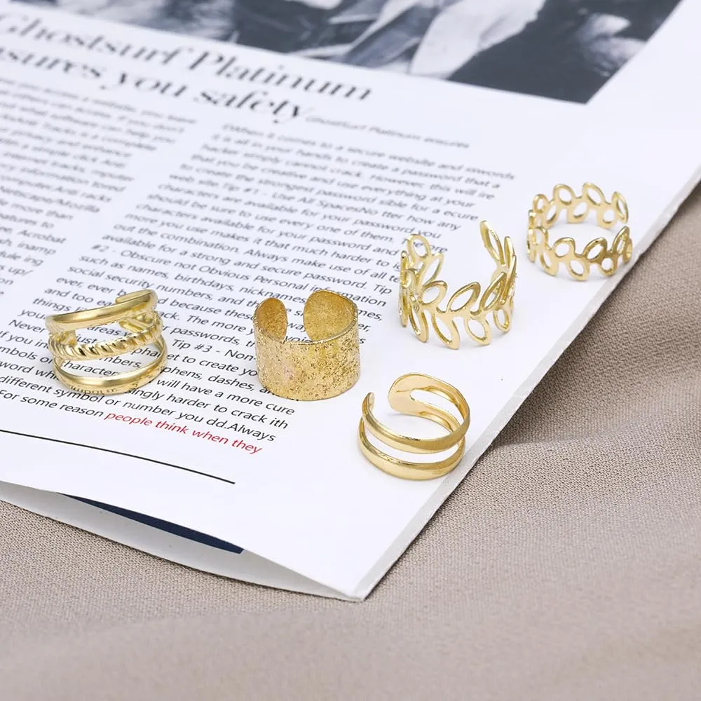 20 PCS Hair Jewelry for Braids with Crystal Rhinestone for Women Men Hair Accessories Braids, Dreadlock Braid Clips Non-Piercing Ear Cuffs Clip Jewelry (Gold)