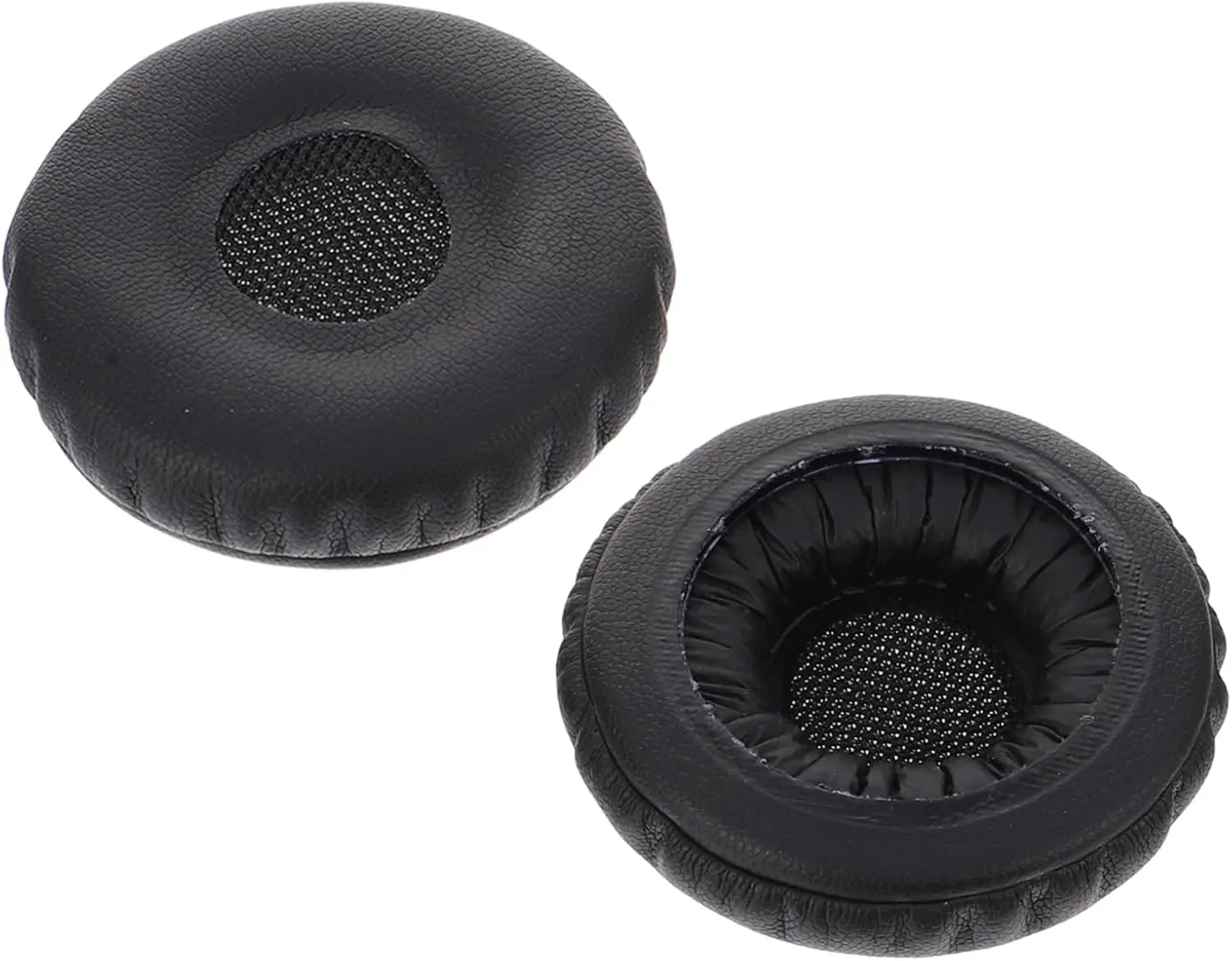 2Pcs Durable Headphone Pads Compatible with Comfortable Elastic Replacement Covers for Enhanced Noise Isolation and Music