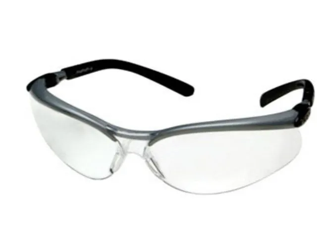 3M 11380-00000-20 Adjustable BX Protective Eyewear, Silver and Black Frame