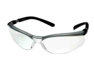 3M 11380-00000-20 Adjustable BX Protective Eyewear, Silver and Black Frame