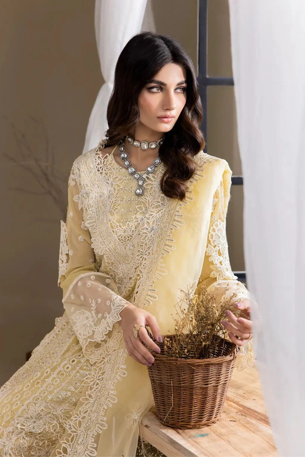 3PC READY TO WEAR CHIFFON DRESS BY IZNIK CHINNON 23