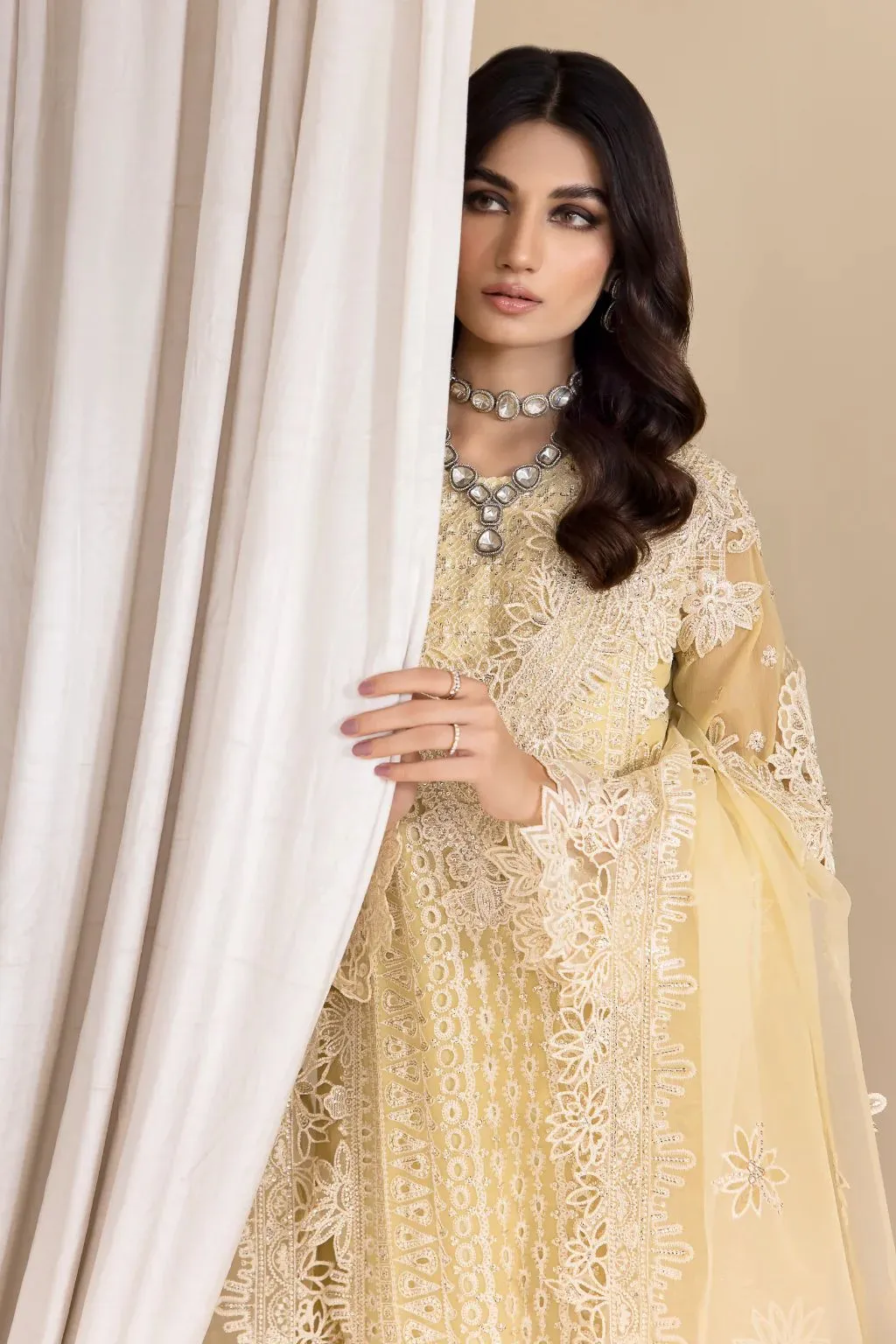 3PC READY TO WEAR CHIFFON DRESS BY IZNIK CHINNON 23