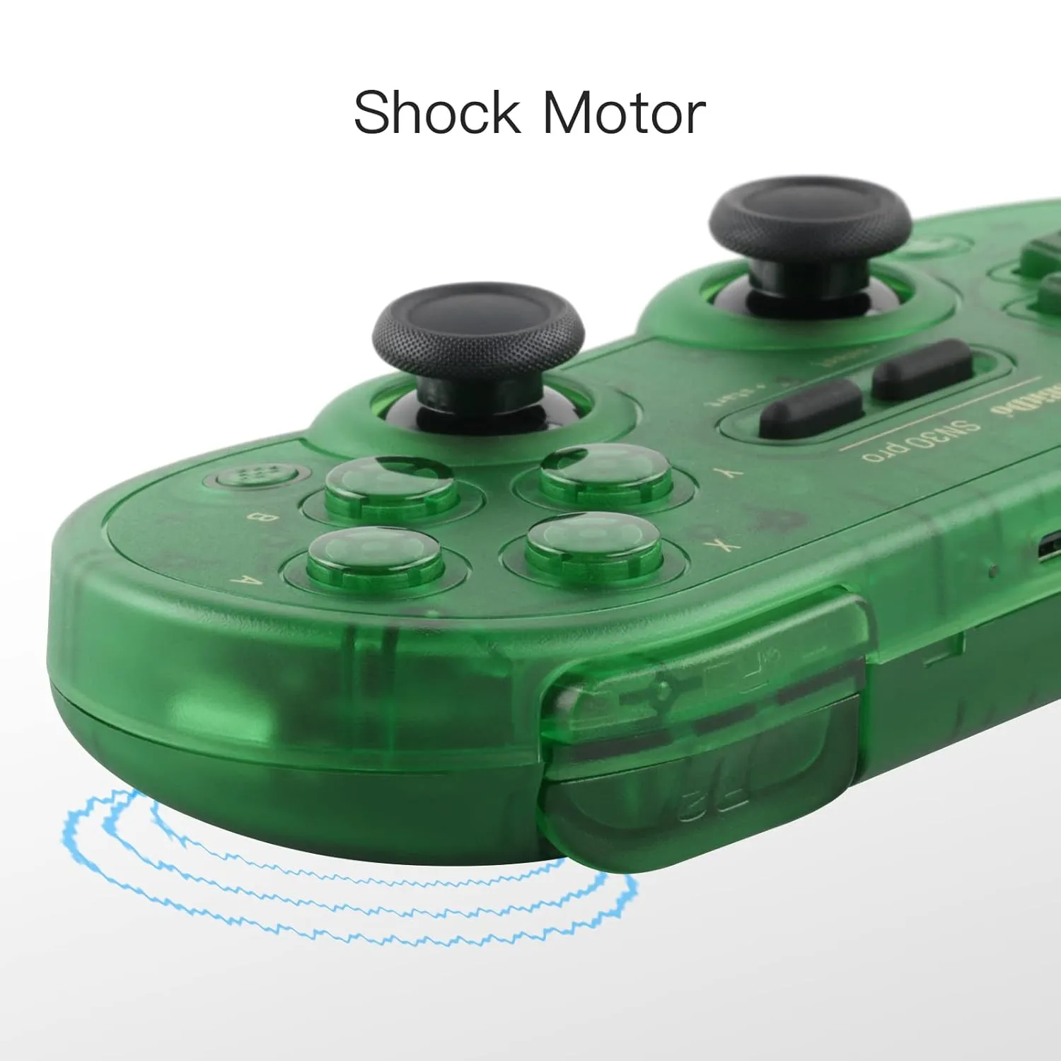8Bitdo SN30 Pro Wireless Bluetooth Controller (Hall Effect Joystick Update) with Joysticks Rumble Vibration USB-C Cable Gamepad Compatible with Switch,Windows, Mac OS, Android, Steam (Jade Green)