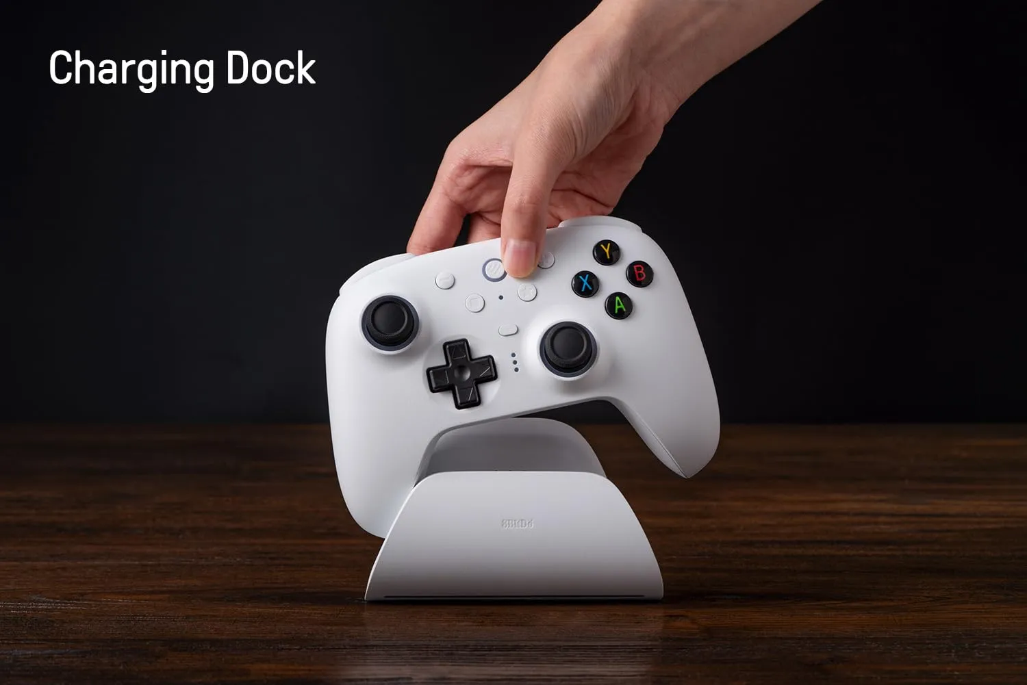 8Bitdo Ultimate 2 Wireless Gaming Controller with TMR Joysticks, Switchable Hall Effect/Tactile Triggers, 8Speed Wireless Tech, Charging Dock, RGB Fire Ring for PC & Android - Black