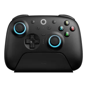 8Bitdo Ultimate 2 Wireless Gaming Controller with TMR Joysticks, Switchable Hall Effect/Tactile Triggers, 8Speed Wireless Tech, Charging Dock, RGB Fire Ring for PC & Android - Black