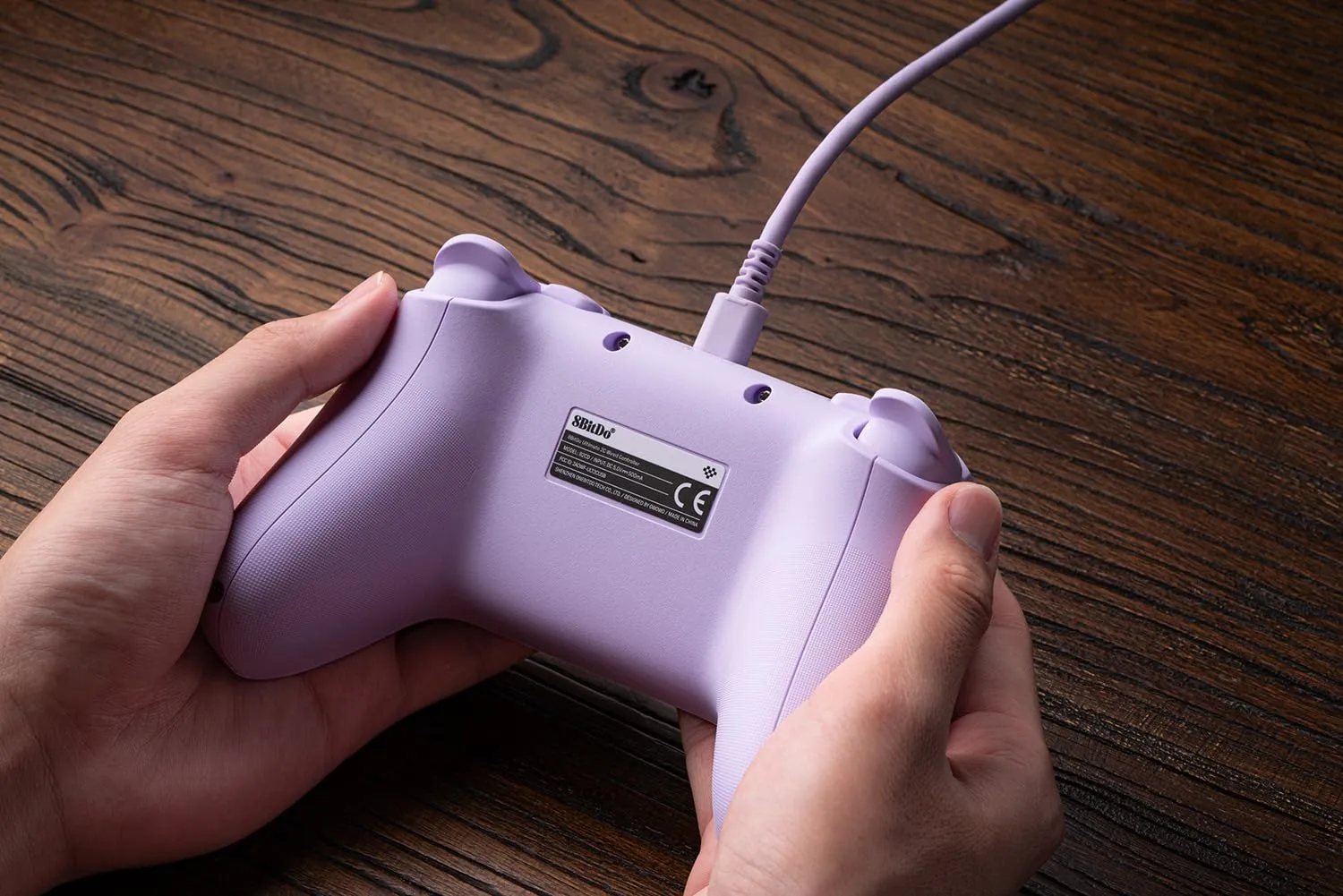 8Bitdo Ultimate 2C Hall Effect Joysticks and Hall Triggers Wired Controller for Windows PC and Android, with Remappable L4/R4 Bumpers, Turbo function & Rumble vibration (Purple)