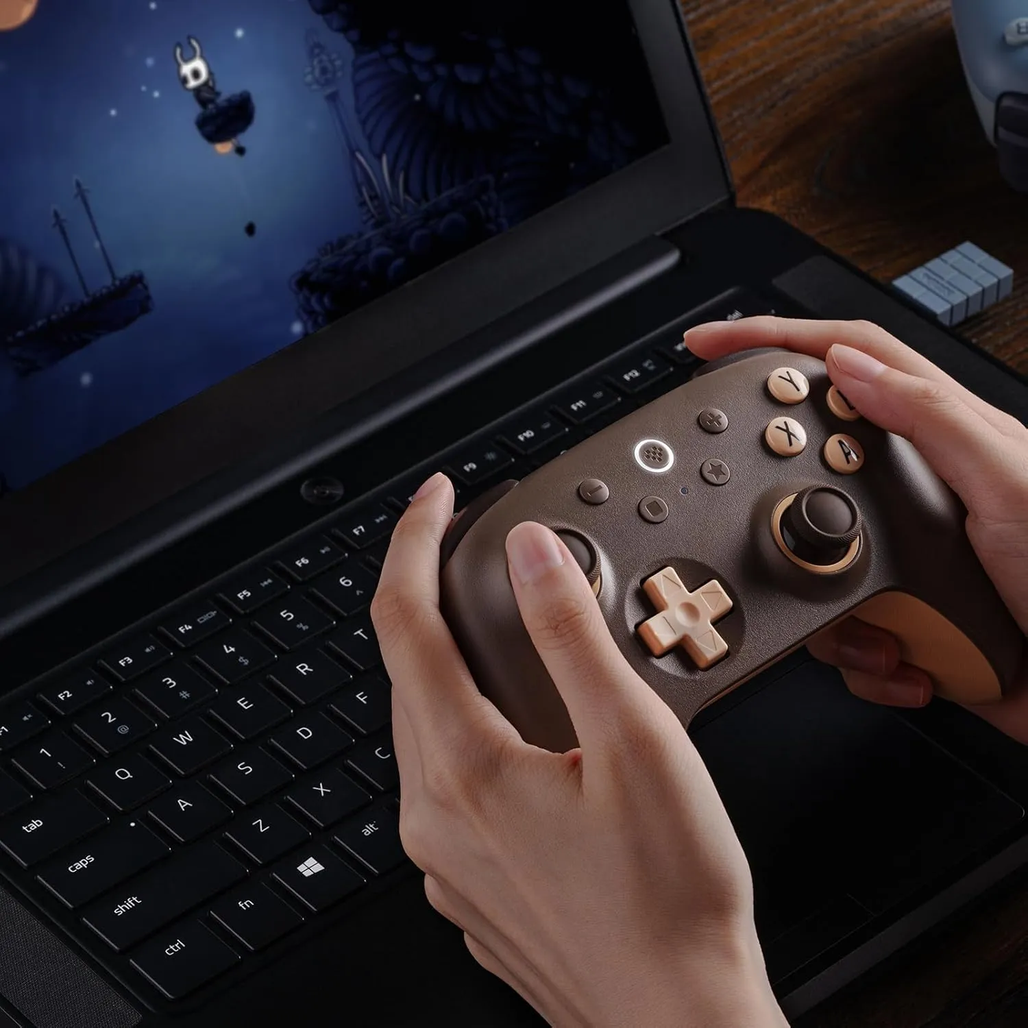 8Bitdo Ultimate 2C Wireless Controller for Windows PC and Android, with 1000Hz Polling Rate, Hall Effect Joysticks and Hall Triggers, and Remappable L4/R4 Bumpers (Brownie)