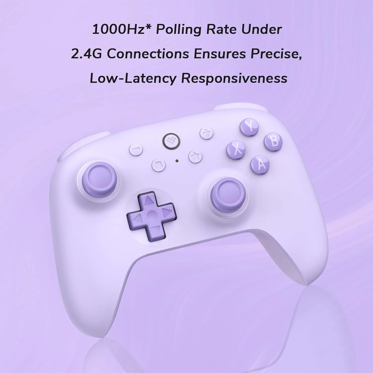 8Bitdo Ultimate 2C Wireless Controller (Hall Effect Joystick Update) for Windows PC and Android, with 1000Hz Polling Rate, Remappable L4/R4 Bumpers, Rumble Vibration and Turbo Function (Purple)