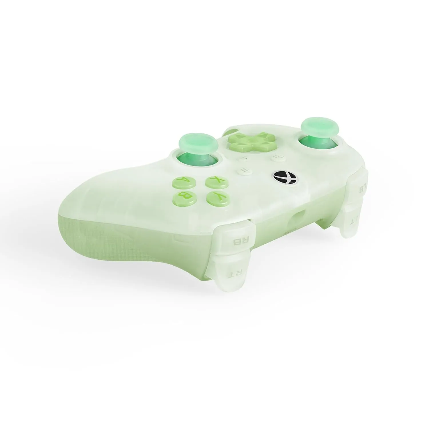 8Bitdo Ultimate Mini Wired Controller for Xbox with RGB Lighting Fire Ring, Hall Effect Joysticks and Triggers, for Xbox Series X|S, Xbox One, Windows 10/11 - Officially Licensed (Translucent Green)