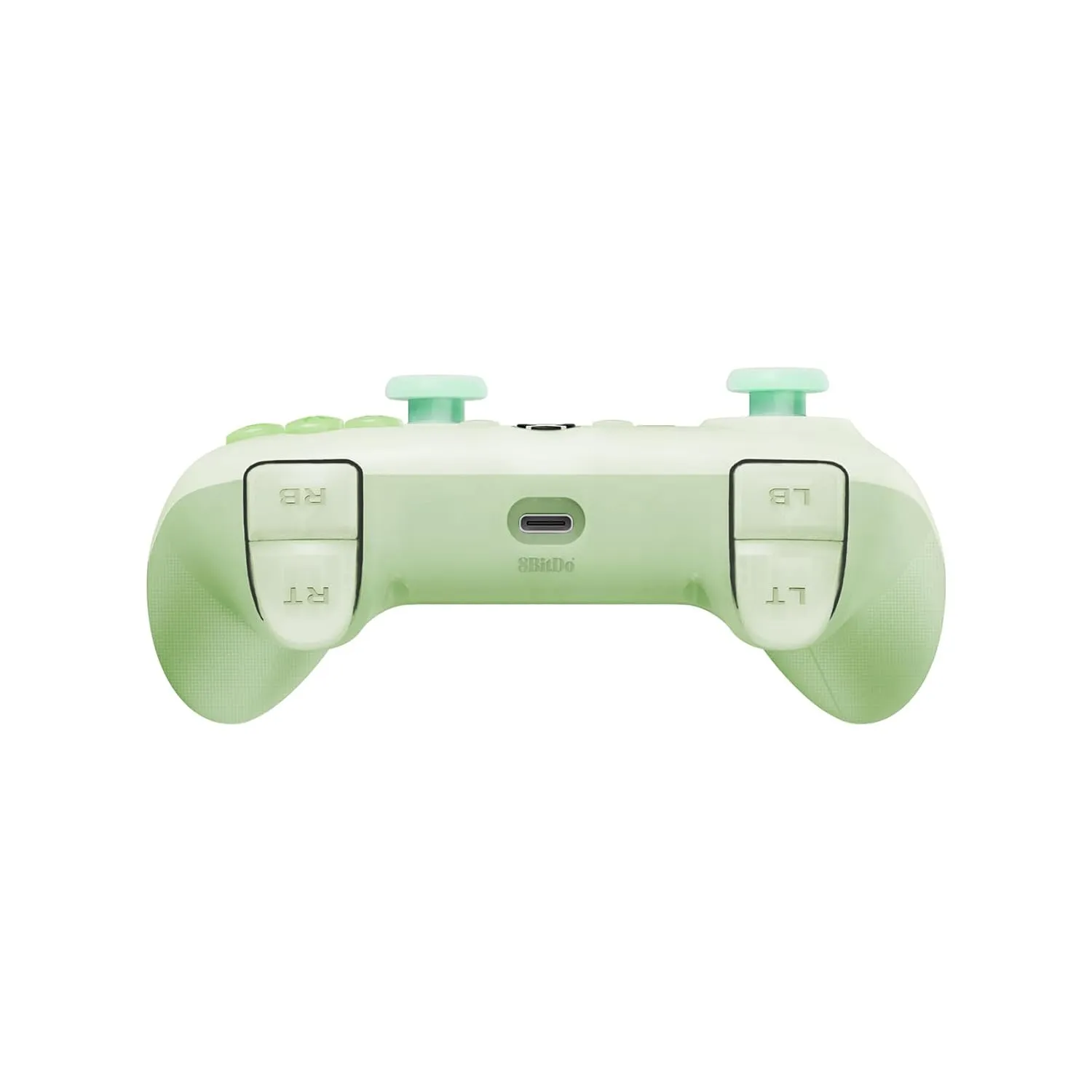 8Bitdo Ultimate Mini Wired Controller for Xbox with RGB Lighting Fire Ring, Hall Effect Joysticks and Triggers, for Xbox Series X|S, Xbox One, Windows 10/11 - Officially Licensed (Translucent Green)