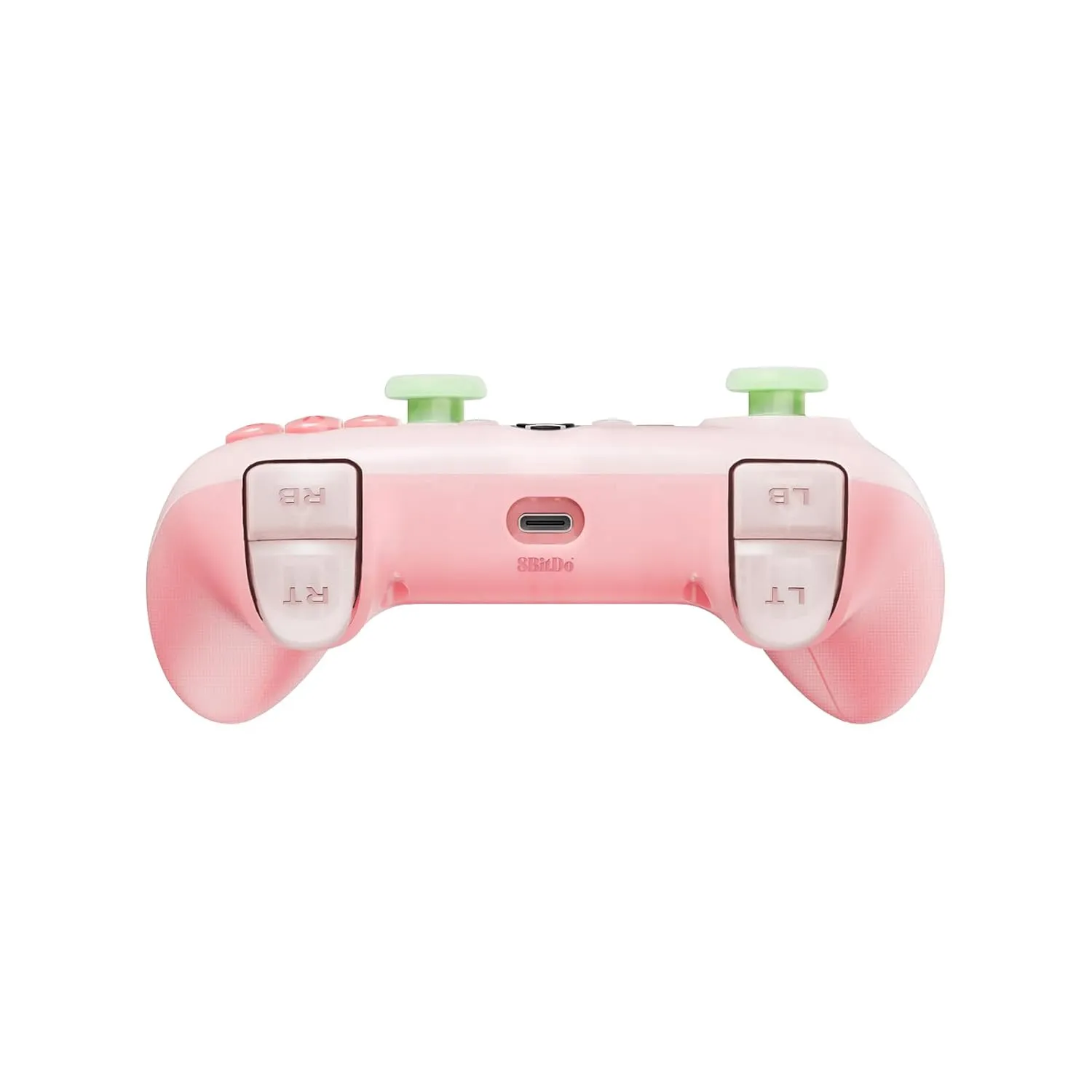 8Bitdo Ultimate Mini Wired Controller for Xbox with RGB Lighting Fire Ring, Hall Effect Joysticks and Triggers, for Xbox Series X|S, Xbox One, Windows 10/11 - Officially Licensed (Translucent Pink)