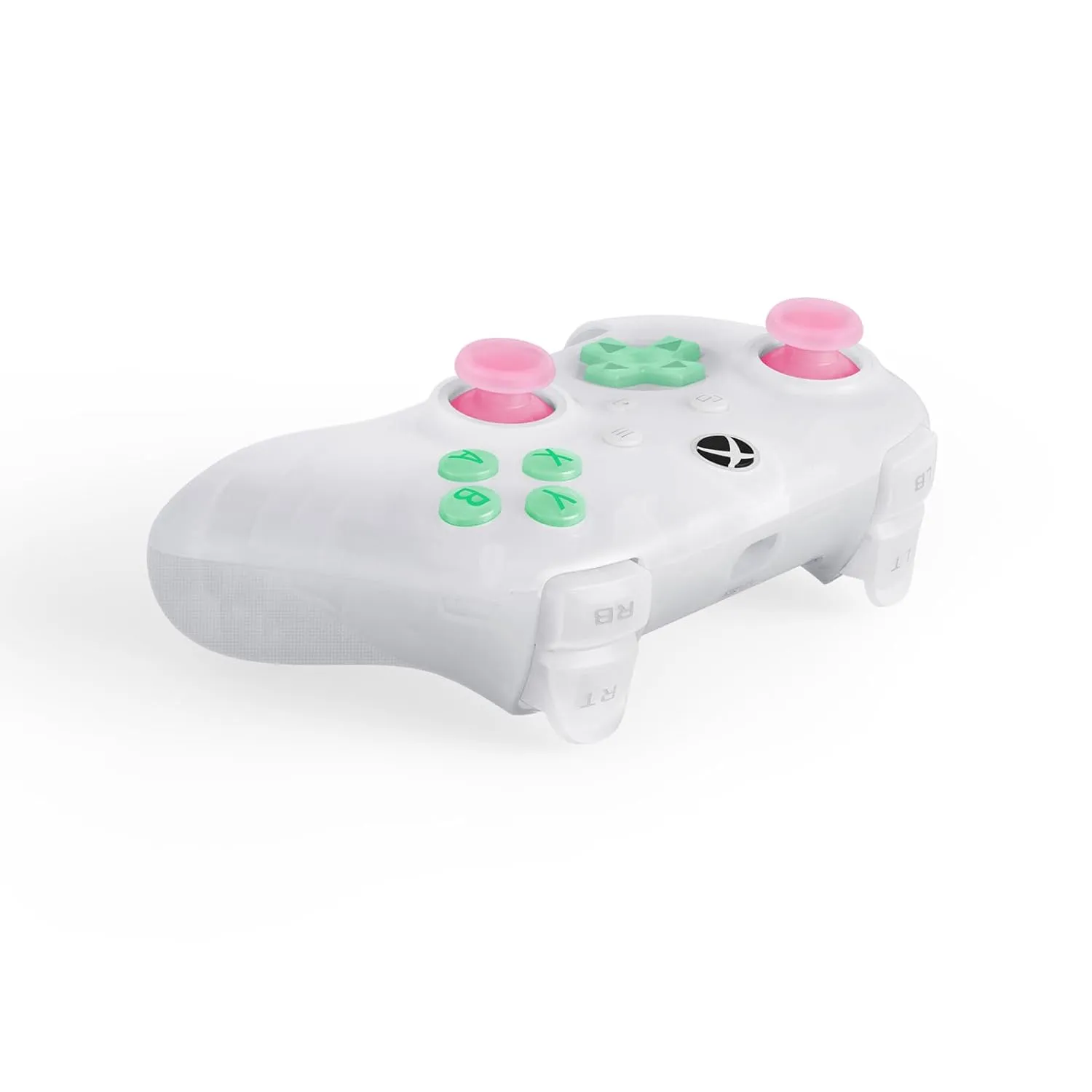 8Bitdo Ultimate Mini Wired Controller for Xbox with RGB Lighting Fire Ring, Hall Effect Joysticks and Triggers, for Xbox Series X|S, Xbox One, Windows 10/11 - Officially Licensed (Translucent White)