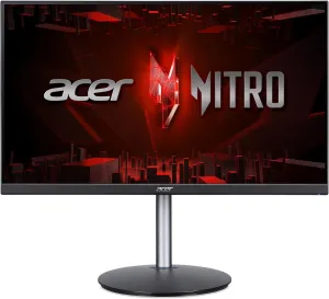 Acer Nitro 23.8" Full HD PC IPS Gaming Monitor | AMD FreeSync Premium | 180Hz | Up to 0.5ms | Speakers | sRGB 99% | ErgoStand | VESA Mounting Compliant | 1 x DP 1.2 & 2 x HDMI 2.0 | XFA243Y M3bmiiprx