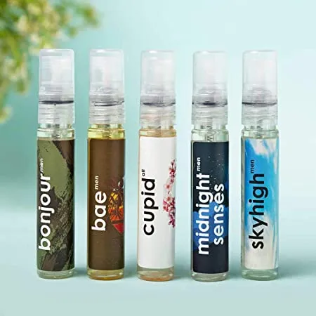 Adiveda Natural Perfume Trial Set For Men - Set of 5(12ml Each)