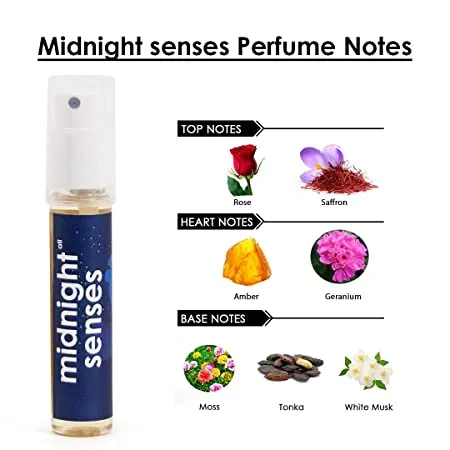 Adiveda Natural Perfume Trial Set For Men - Set of 5(12ml Each)