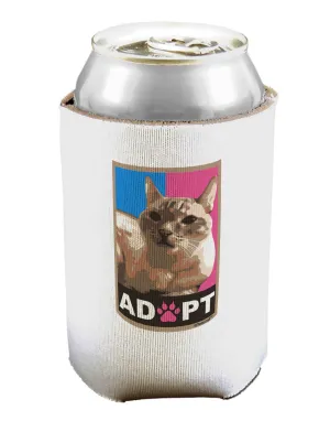 Adopt Cute Kitty Cat Adoption Can / Bottle Insulator Coolers