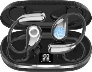 AI Language Translator Earbuds, OWS Real-Time 3-in-1 Translation Earbuds 144 Languages & Accents, Translation Device for Travel Business LearningBlack