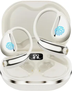 AI Language Translator Earbuds, OWS Real-Time 3-in-1 Translation Earbuds 144 Languages & Accents, Translation Device for Travel Business LearningWhite