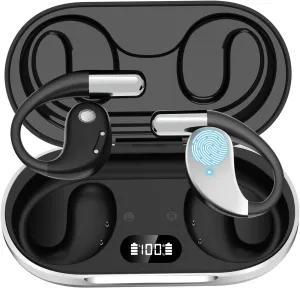 AI Translation Earbuds - Real-Time 2-Way Translation in 144 Languages, Bluetooth 5.4, No Subscription Needed, 3-in-1 Translator Earbuds for Travel, Business & Language Learning (Black - 01)