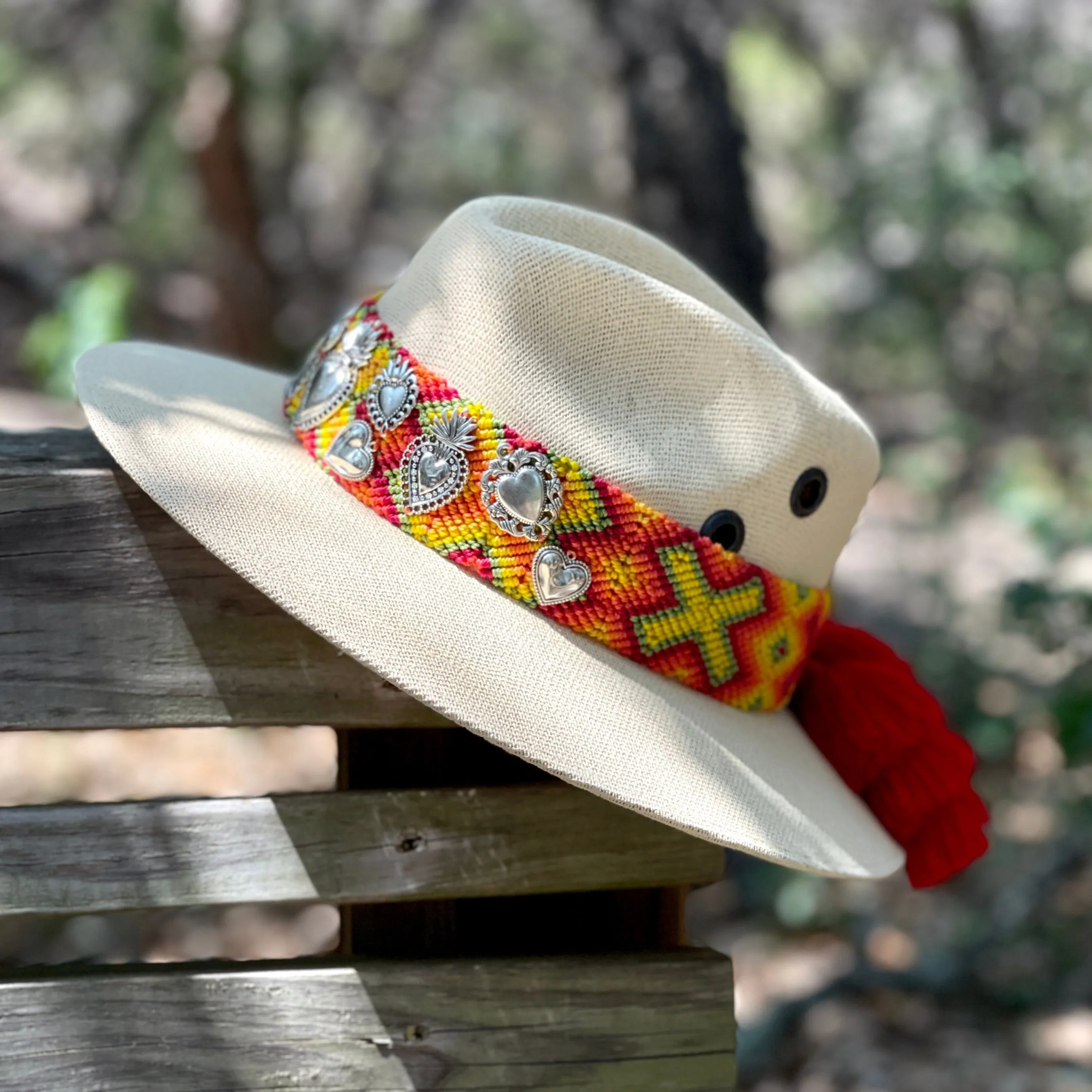 Amor Mío Panama Hat with Oaxaca Hat Strap