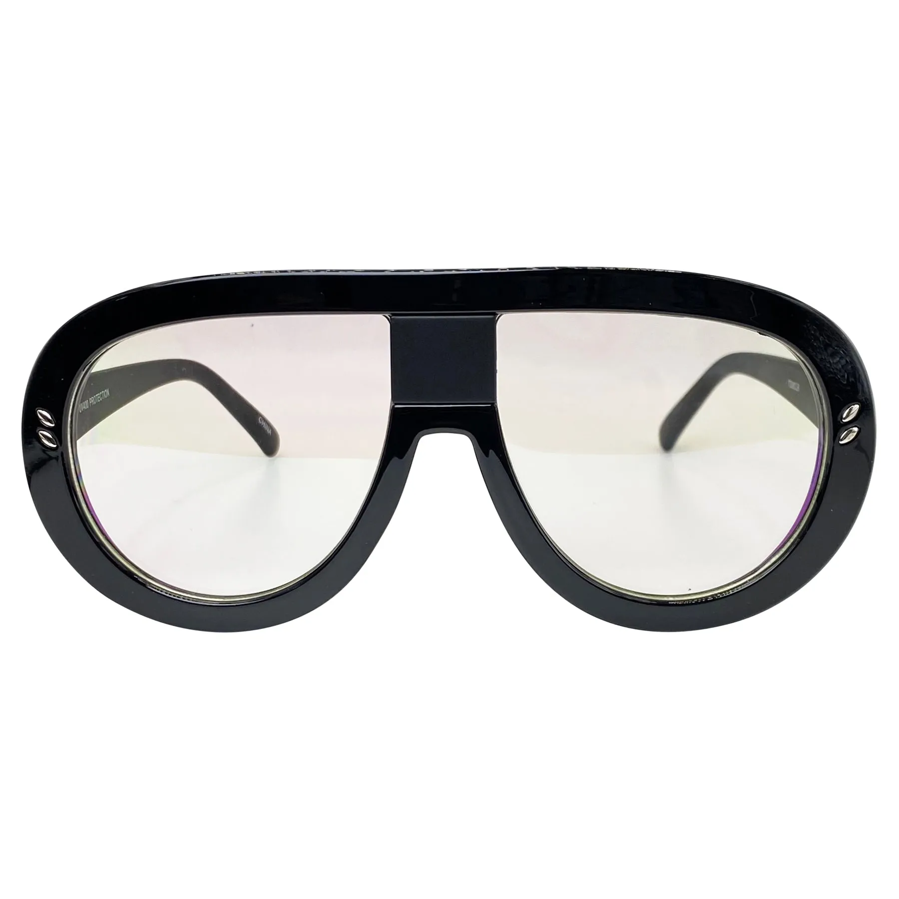 ARTHUR Clear Aviator Chunky Glasses