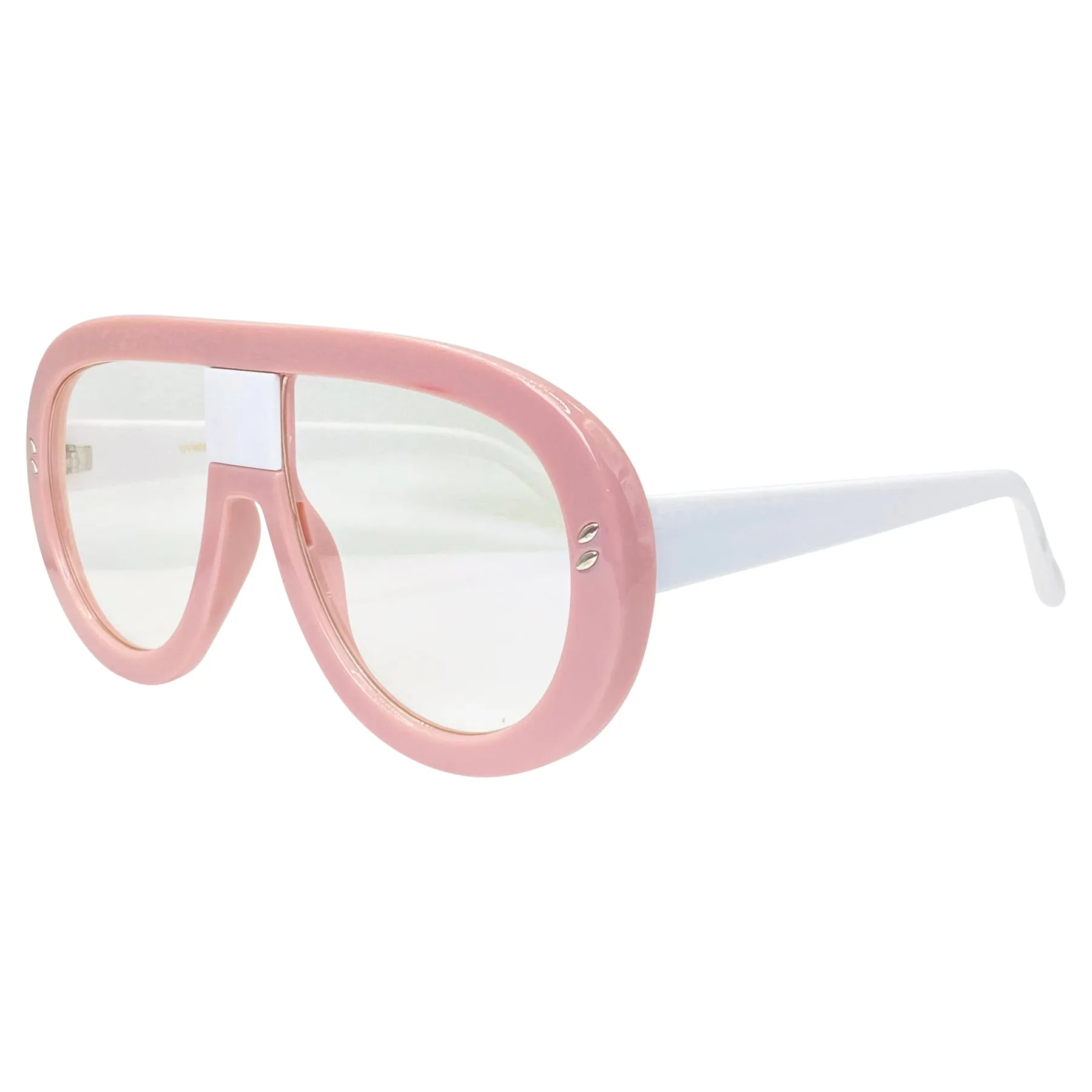 ARTHUR Clear Aviator Chunky Glasses