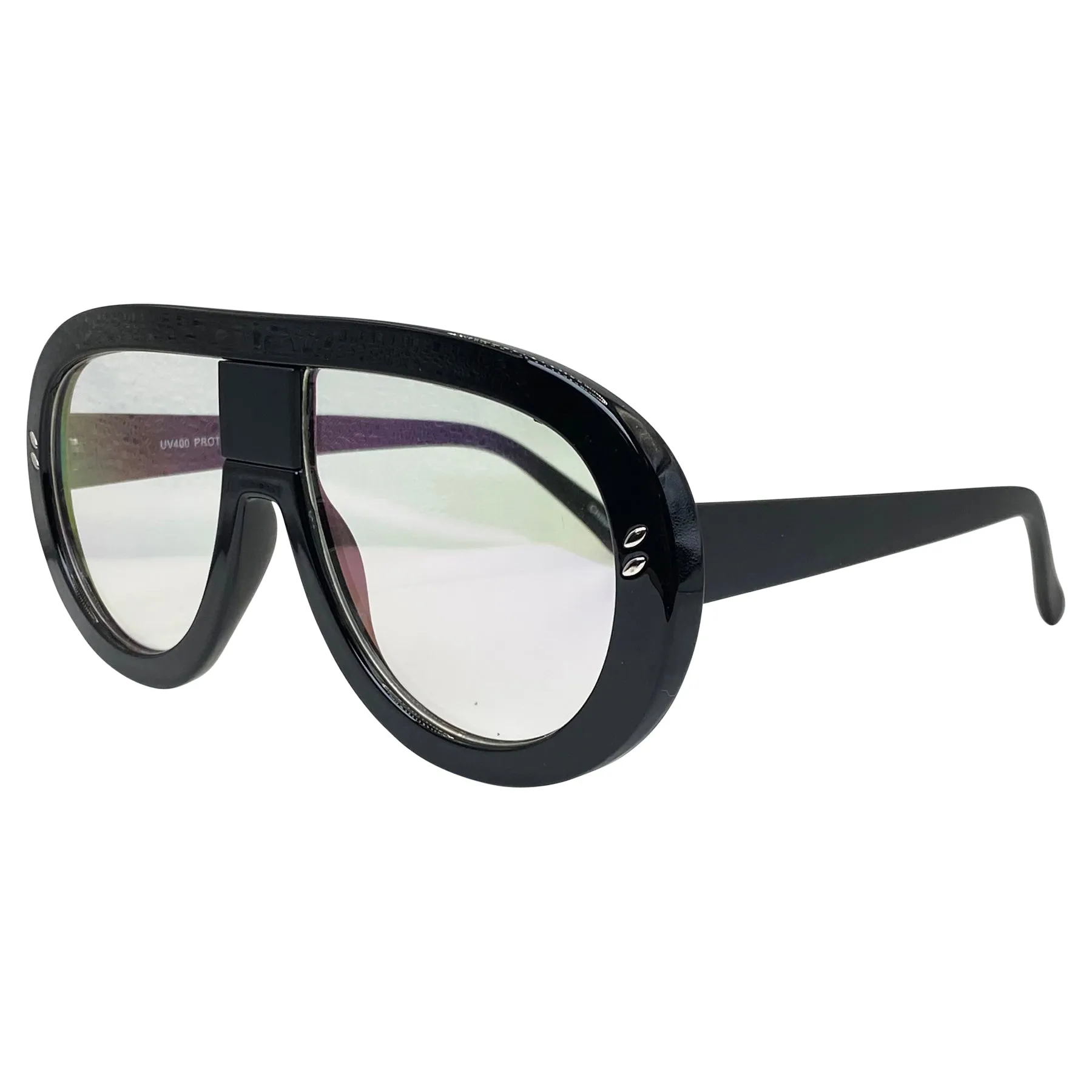 ARTHUR Clear Aviator Chunky Glasses