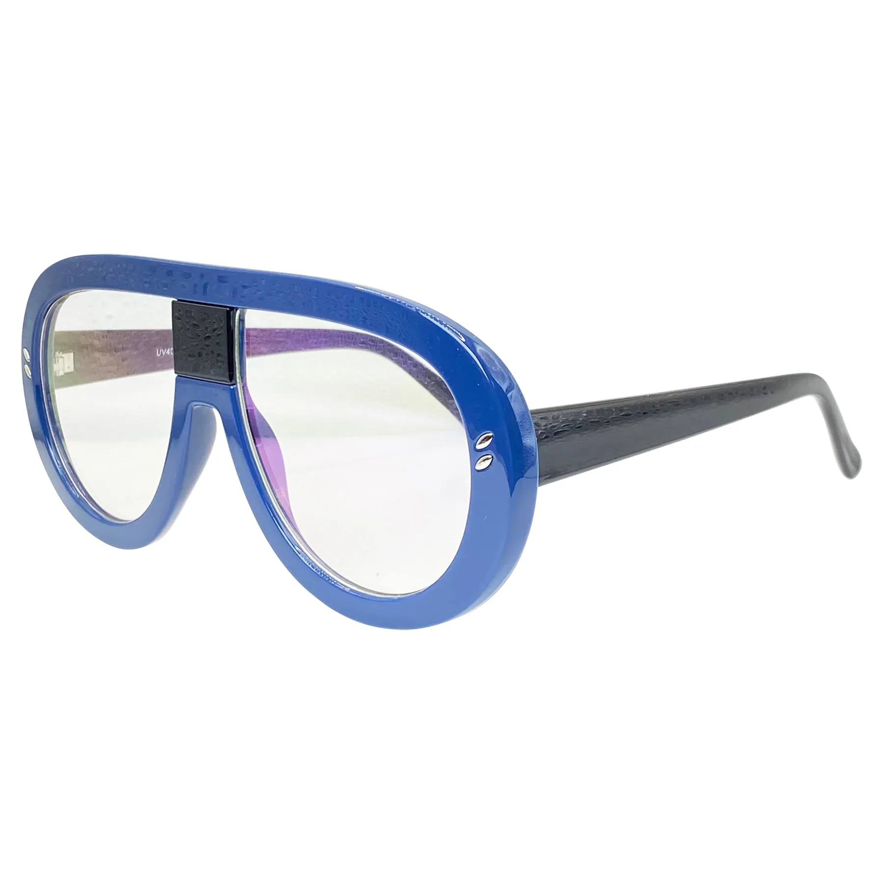 ARTHUR Clear Aviator Chunky Glasses
