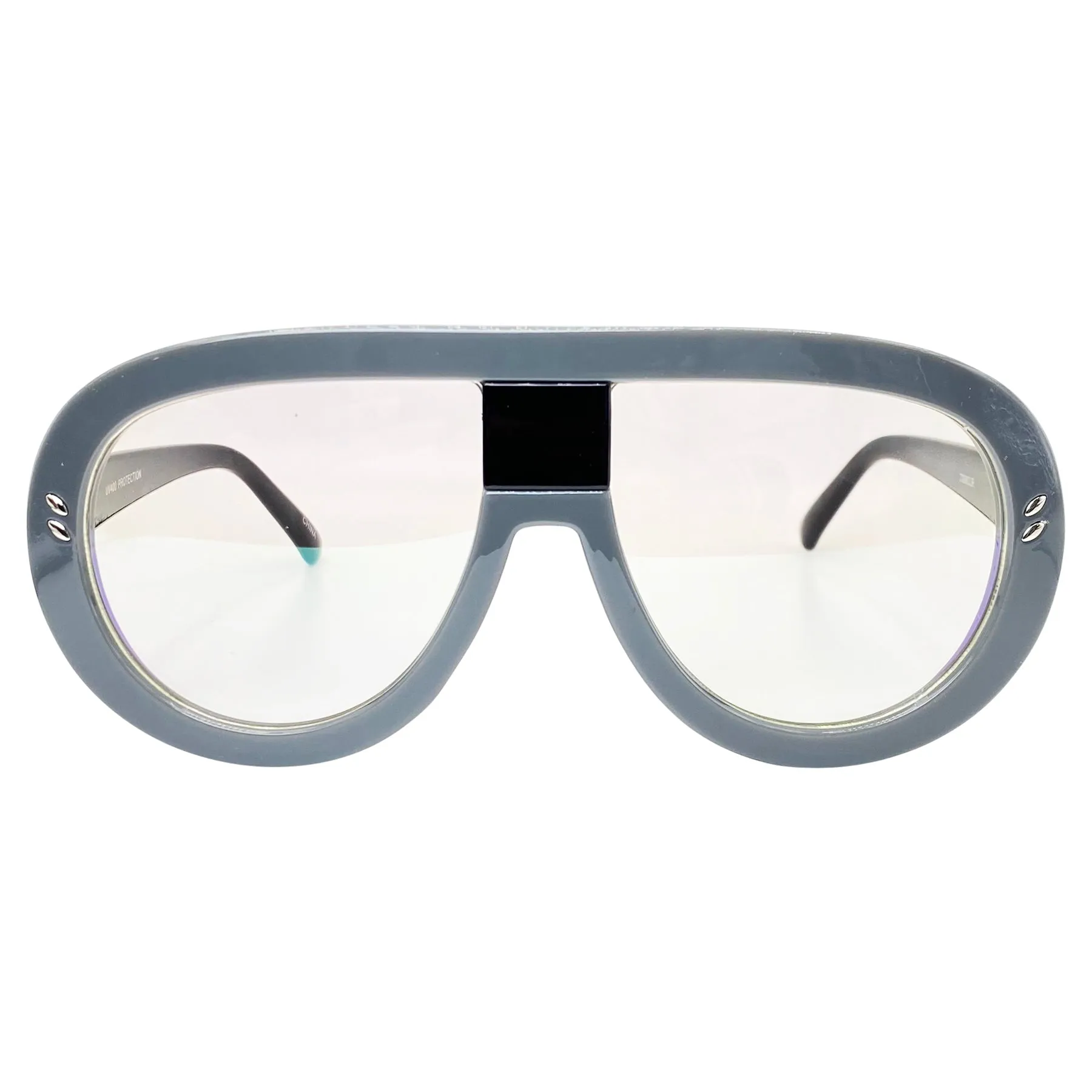 ARTHUR Clear Aviator Chunky Glasses