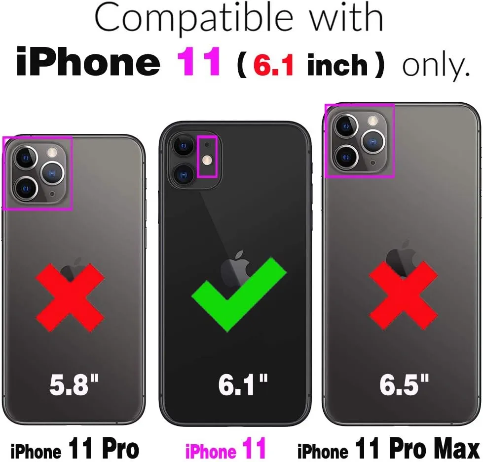 Asuwish Phone Case for iPhone 11 6.1 with Magsafe Tempered Glass Screen Protector and Stand Slim Cell Cover Hard Hybrid Mobile Accessories iphone11case iPhone11 i Phone11 11s XI 11R Women Rose Gold