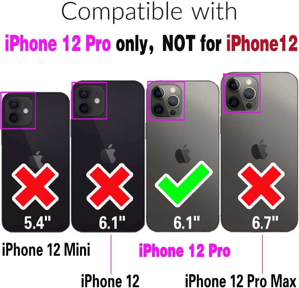 Asuwish Phone Case for iPhone 12 Pro 6.1 with Magsafe Tempered Glass Screen Protector and Stand Slim Cell Cover Hard Hybrid Mobile Accessories iPhone12pro 5G i 12s iPhone12 12pro Women Men Rose Gold