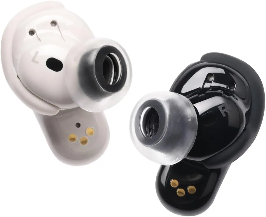AZLA SednaEarfit Crystal for Bose Earbuds 2 Pair - Bose Earbuds Replacement Tips - Compatible with Quietcomfort Ultra Earbuds, QC Earbuds II (SS)