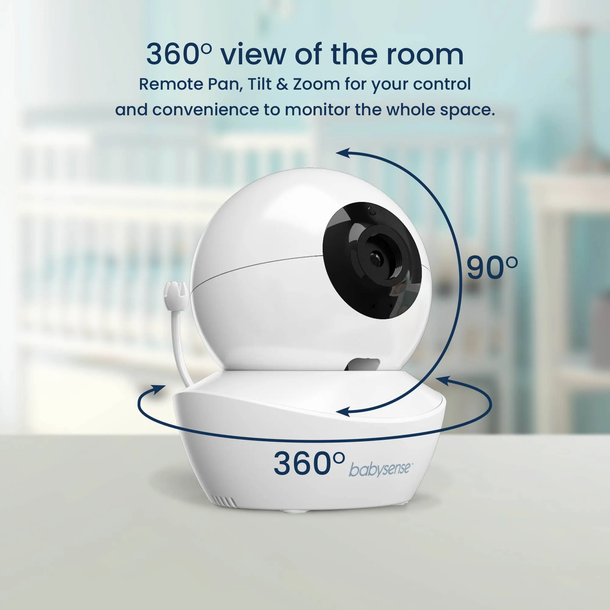 Babysense 7  Baby Monitor with Real Time No Breathing & Irregularity Alerts for Safe Sleep