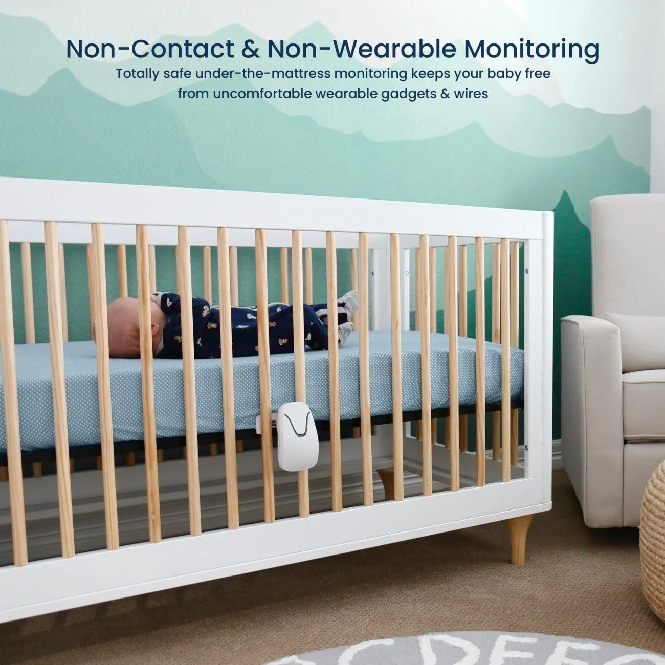 Babysense 7  Baby Monitor with Real Time No Breathing & Irregularity Alerts for Safe Sleep