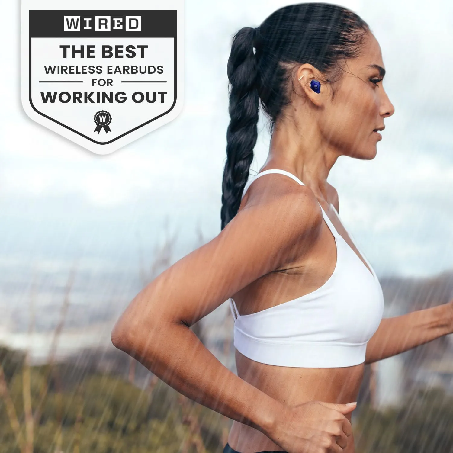 Back Bay Audio Tempo 30 Wireless Earbuds for Small Ears - Award-Winning Sound, Sweatproof Bluetooth Earbuds, Comfortable Ear Buds for Women, Navy Earphones for Small Ear Canals, Long Battery Headphone