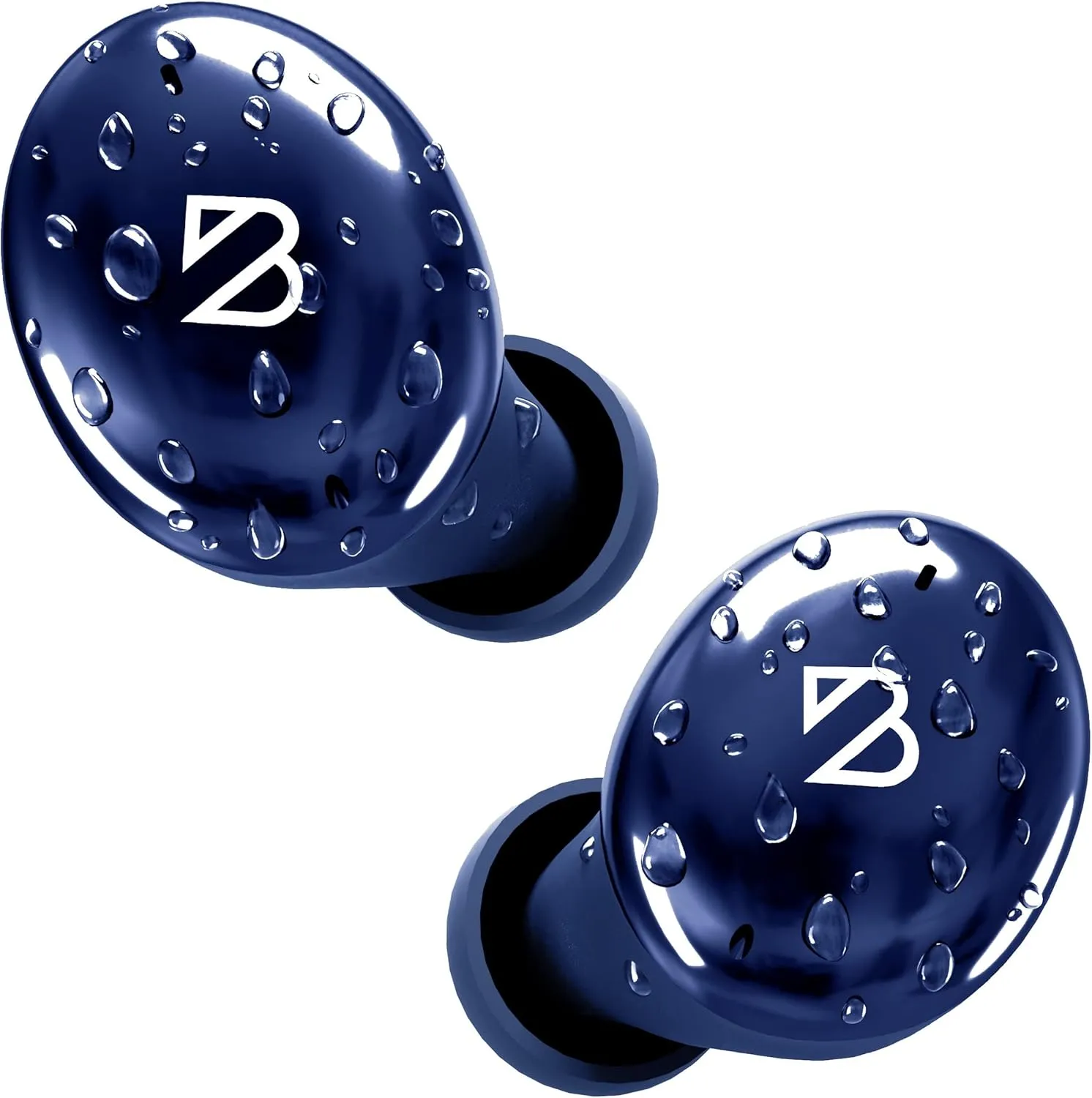 Back Bay Audio Tempo 30 Wireless Earbuds for Small Ears - Award-Winning Sound, Sweatproof Bluetooth Earbuds, Comfortable Ear Buds for Women, Navy Earphones for Small Ear Canals, Long Battery Headphone