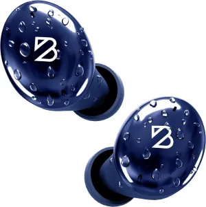 Back Bay Audio Tempo 30 Wireless Earbuds for Small Ears - Award-Winning Sound, Sweatproof Bluetooth Earbuds, Comfortable Ear Buds for Women, Navy Earphones for Small Ear Canals, Long Battery Headphone