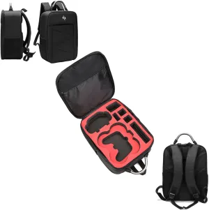 Backpack for DJI Avata 2 Case, Portable Hard Carrying Case Travel Storage bag for Avata 2 Drone RC Accessories(Black)