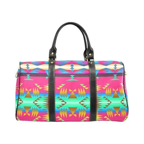 Between the Mountains Sunset Sky New Waterproof Travel Bag/Large