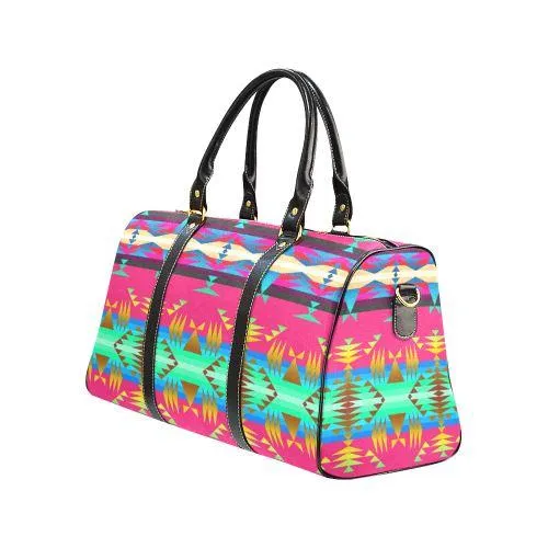 Between the Mountains Sunset Sky New Waterproof Travel Bag/Large