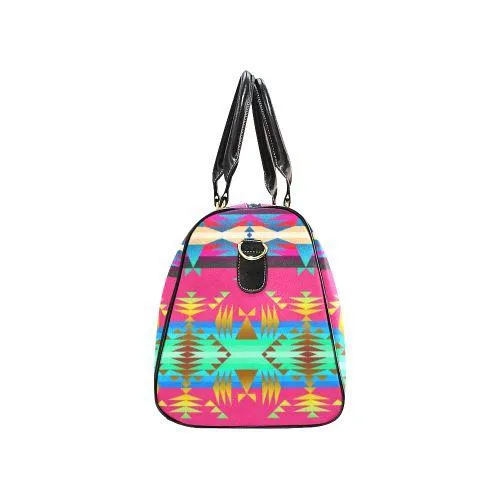 Between the Mountains Sunset Sky New Waterproof Travel Bag/Large