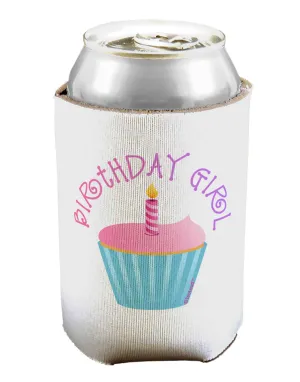 Birthday Girl - Candle Cupcake Can / Bottle Insulator Coolers by TooLoud