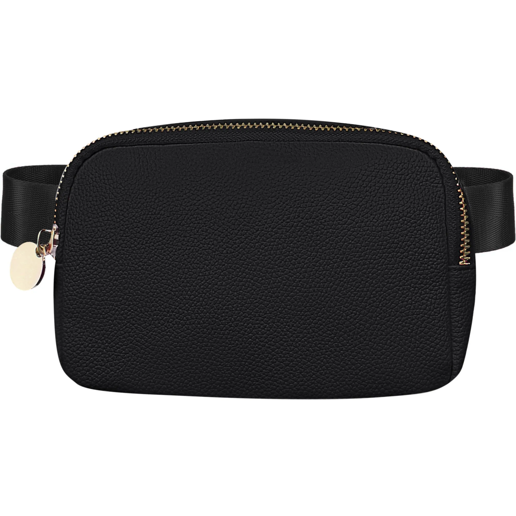 Black Leather Belt Bag Womens - Leather Fanny Pack Women - Crossbody Bag Waist Pack Bum Bag