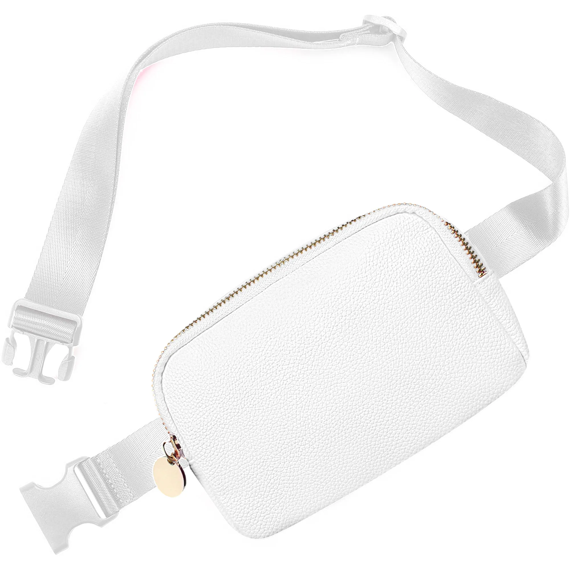Black Leather Belt Bag Womens - Leather Fanny Pack Women - Crossbody Bag Waist Pack Bum Bag