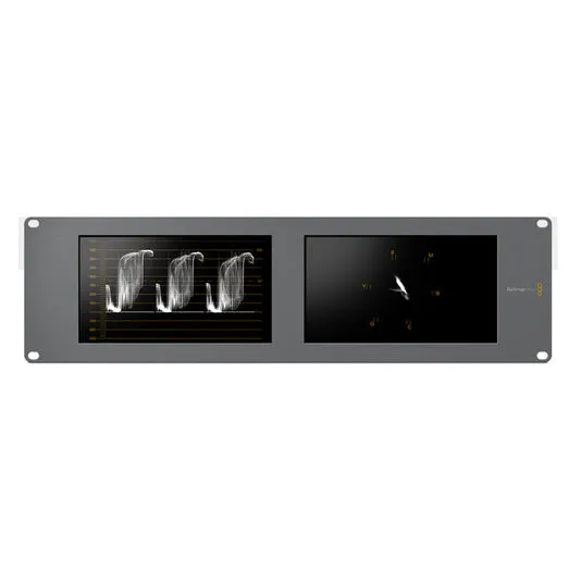 Blackmagic Design SmartScope Duo 4K Rack-Mounted Dual 6G-SDI Monitors